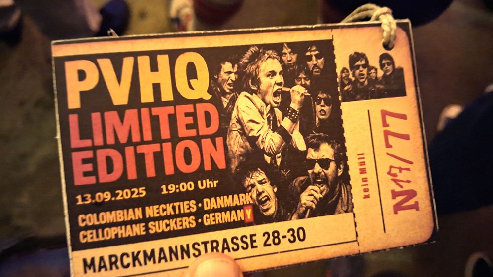 COLUMBIAN NECKTIES & CELLOPHANE SUCKERS – 13.09.2025, Marckmannstraße (Hamburg)